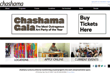 Tablet Screenshot of chashama.org